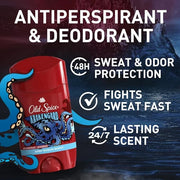Old Spice Aluminum Free Deodorant for Men, 24/7 Odor Protection, 24/7 Freshness & Lasting Scent, Goes on Clear, Krakengard...