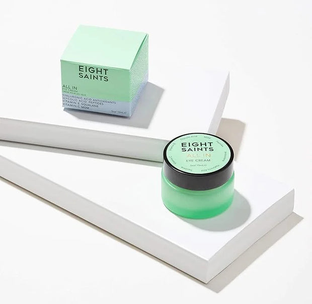 Eight Saints Skin Care All In Eye Cream, Natural and Organic Anti Aging Under Eye Cream to Reduce Puffiness, Wrinkles, and...