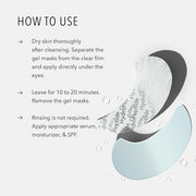 HydroPeptide PolyPeptide Collagel Eye Masks, Line-Lifting Hydrogel Under Eye Patch, Firmer Appearance & Hydration & Dark C...