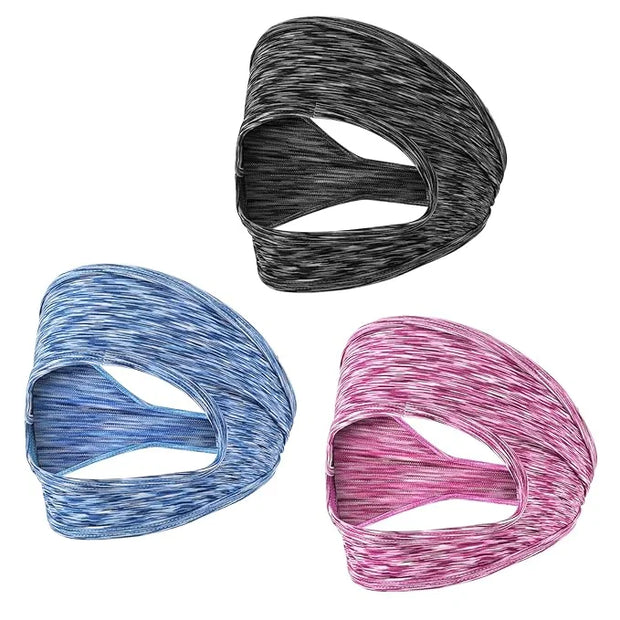 3 Pcs VR Eye Mask Breathable VR Sweat Band Adjustable Sweat Mask Comfortable Eye Face Cover Face Dry Cool VR Face Eyes Mas...