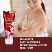 Japanese Cherry Blossom Shower Gel and Body Cream Set - Nourishing and Moisturizing Daily Skincare - 8 fl.oz / 236mL Each,...