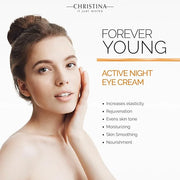 '-CHRISTINA- Forever Young Active Eye Night Cream with Retinol | Avocado Oil Eye Cream | Rejuvenates, Moisturizes, and Nou...