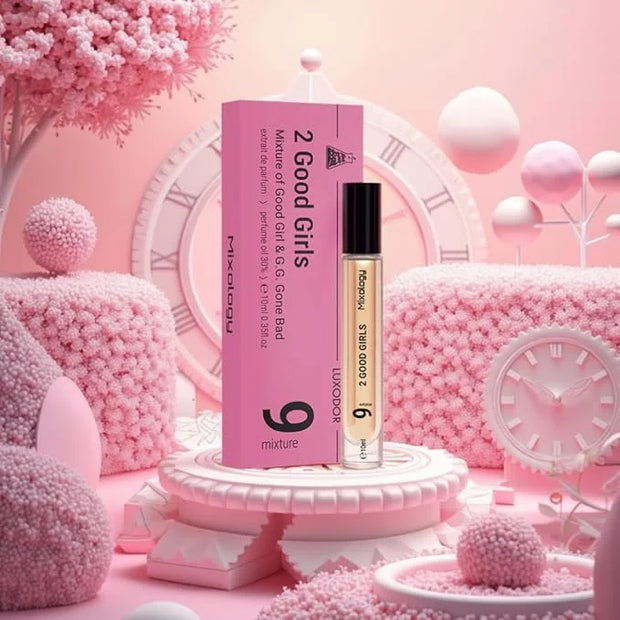 2 Good Girls Eau de Parfum – Mixture of Good Girl & Good Girl Gone Bad, Women Perfume 0.34 Fl Oz (10ml) - Product Image