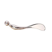 Zinc Alloy Eye Cream Spoon Eye Fatigue Relief Massage Tool for Skincare Makeup Application and Facial Care Silver Eye Spoo...
