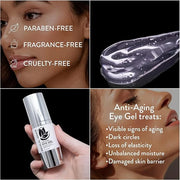 Microderm GLO - Active Anti-Aging Eye Gel, Reduces Dark Circles, Puffy Eyes, Crow's Feet and Fine Lines & Wrinkles, Packed...
