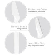 12 Pcs Eyebrow Razors, Face Razors Multipurpose, Exfoliating Dermaplaning Tools, Eyebrow Trimmers Shaver with Safety Cover...