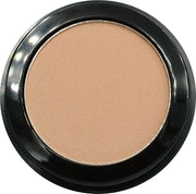 Amaretto Matte Light Brown Beige Peach Pressed Powder Single Vegan Eyeshadow; Talc, Paraben & Cruelty Free - Product Image