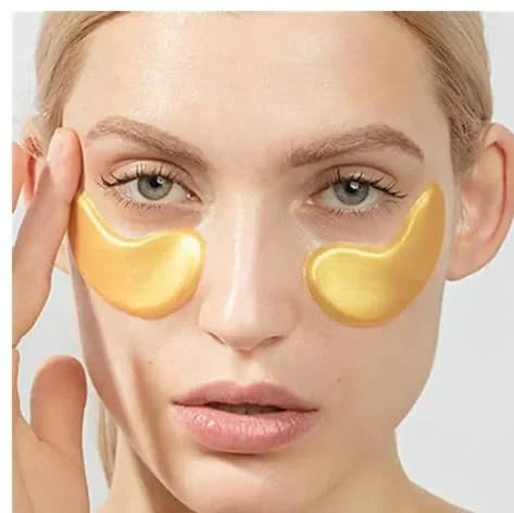 10pc Moisturizing 24k Gold Eye Mask Collagen Eye Patch Crystal Eye Patch Moisturizing - Product Image