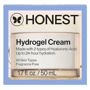 Honest Beauty Hydrogel Cream with Hyaluronic Acid | Lightweight, Moisturizing Water Cream | Gentle for Sensitive Skin, Fra...