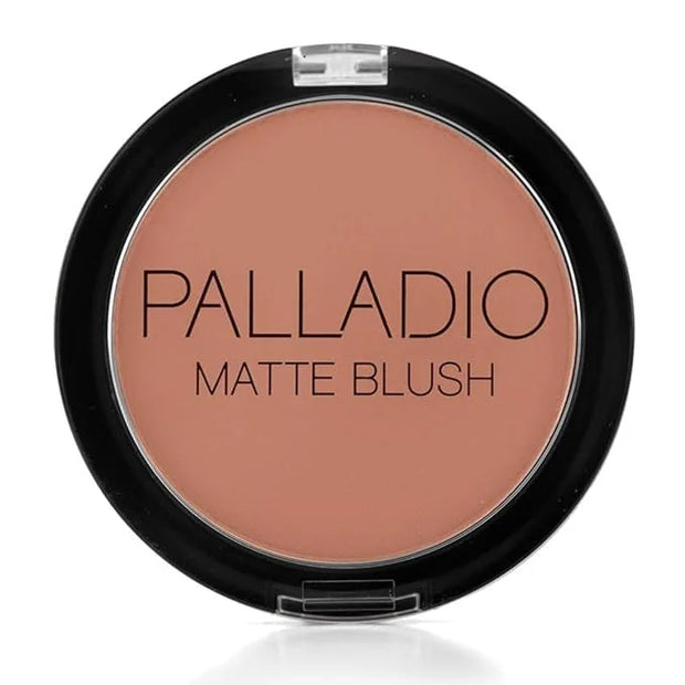 Palladio Matte Blush, Brushes onto Cheeks Smoothly, Soft Matte Look and Even Finish, Flawless Velvety Coverage, Effortless...