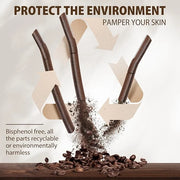 SINAHET Dermaplane Razor for Face, (3 Count) Professional Dermaplaning Tool with Coffee Grounds Based Handle, Facial and E...