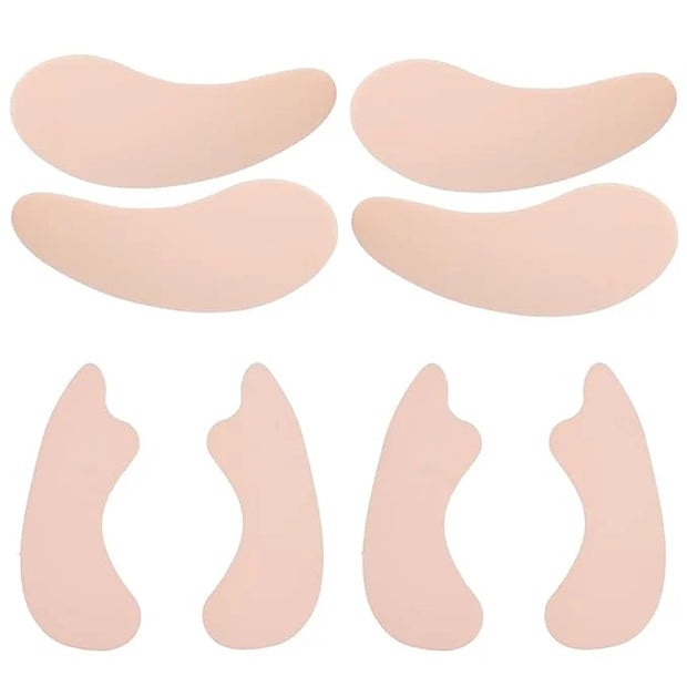 Reusable Eye and Smile Line Patches - 4 Pairs Silicone Under Eye Patches and Nasolabial Folds Patches, Reusable Eye Mask, ...
