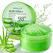 Organic Aloe Vera Gel for Face & Body Made within 12 Hours of Harvest, 98% Pure Aloe Vera Gel for Skin, Scalp, & Hair, Soo...