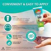 Reef Friendly Kids Sunscreen Lotion SPF 50, Mango Lime Scent Body Sunscreen Lotion, Rich in Anti Oxidants, Water Resistant...