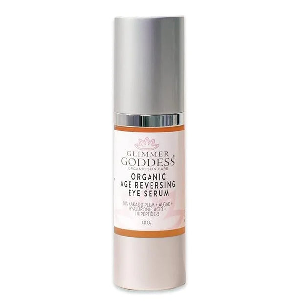 Glimmer Goddess Organic Hydrating Eye Serum with Peptides & Vitamin C, 1 oz - Product Image