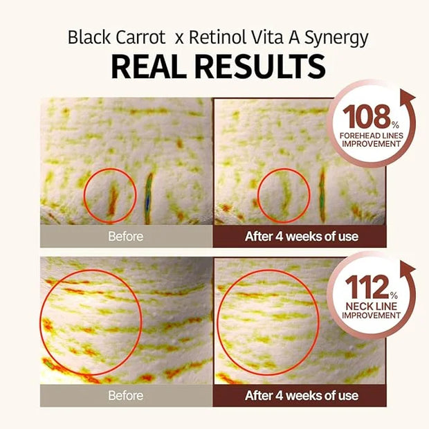 GOODAL Black Carrot Vita-A Retinol Eye Cream, Daily Cream for Under Eye, Smoothing Skin Care, K-Beauty, Korean Skincare - ...