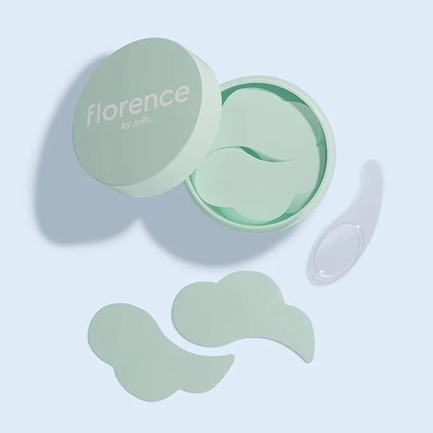 florence by mills Floating Under The Eyes Depuffing Eye Gel Pads, 30 Count/15 Pairs, 15 pairs - Product Image