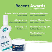 KINeSYS Fragrance Free Clear Spray Sunscreen for sensitive skin, SPF 30, Hypoallergenic, Broad Spectrum UVA/UVB protection...