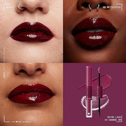 NYX PROFESSIONAL MAKEUP Shine Loud, Long-Lasting Liquid Lipstick with Clear Lip Gloss - In Charge (Perfect Berry) - Produc...