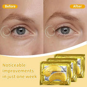 30 Pairs Under Eye Patches,Gold Under Eye Mask,Eye Masks Skincare Enriched with Collagen,Eye Patches for Puffy Eyes and Da...