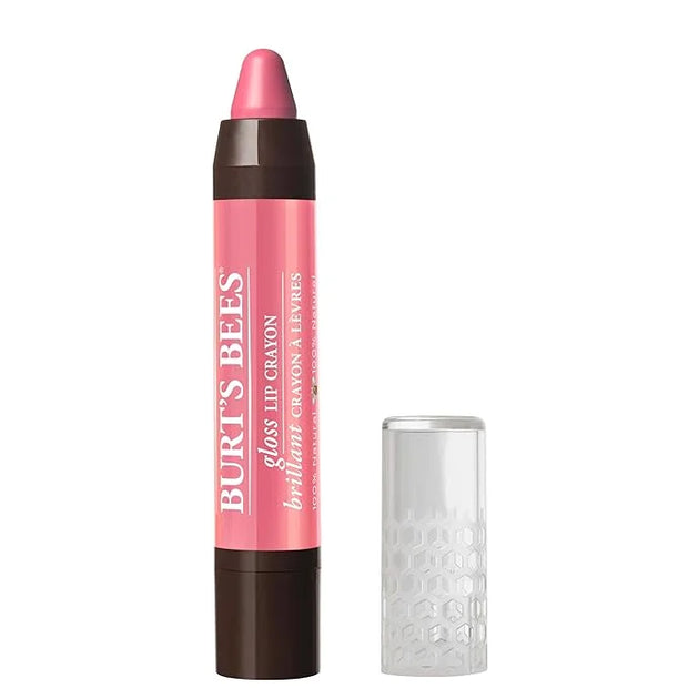 Burt's Bees 100% Natural Moisturizing Gloss Lip Crayon, Pink Lagoon - 1 Crayon - Product Image