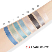 evpct Pearl White Shimmer Cream Eye Shadow Brightener Sticks Set for Eyes, White Shimmery Matte Pencil Eye shadow Applicat...