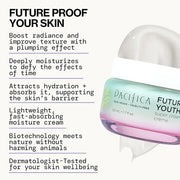 Pacifica Future Youth Super Cream – Daily Anti-Aging Moisturizer for All Skin Types, Lightweight Hydration with Advanced P...