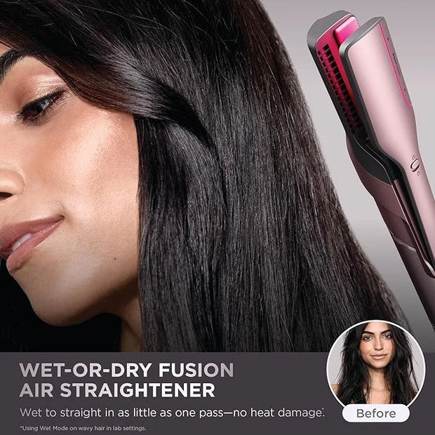 Shark FlexFusion Hair Straightener & Powerful Hair Dryer with Diffuser, Fusion Hair Brush, Ceramic Air Styler with Auto-Wr...