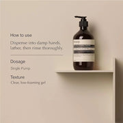 Aesop Resurrection Duet | Hand Wash & Hand Balm | Gentle Cleanse, Soften Hard-Working Hands | 16.9 oz / 500mL - Product Image