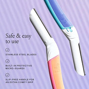 Billie - Dermaplane Starter Kit - Reusable Handle + 3 Refill Blades - Remove Facial Hair + Perfectly Shape Brows - Dermato...