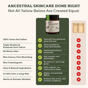 Beef Tallow for Skin - Beef Tallow For Face - Tallow Face Moisturizer - Beef Tallow Moisturizer - Tallow Balm - Grass Fed ...