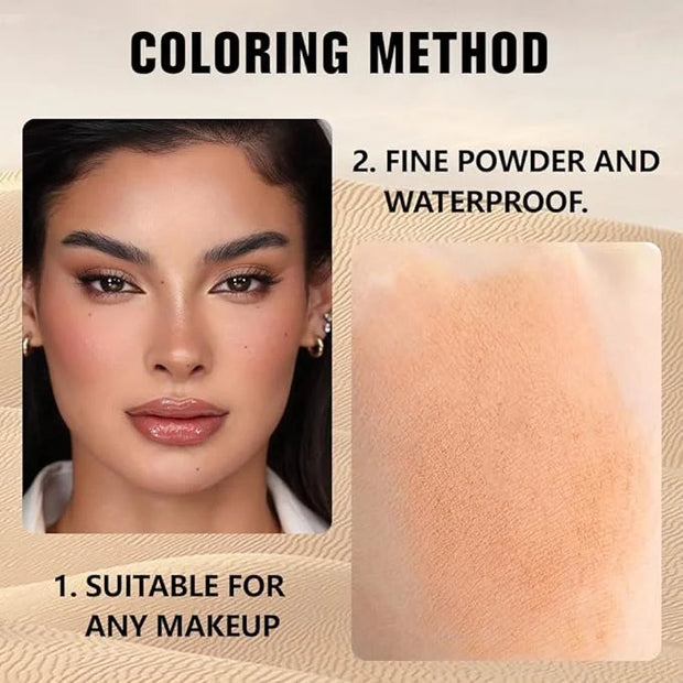 Kaely Pressed Single Eyeshadow Makeup, Light Nude Brown Matte Highly Pigmented Monochrome Eye Shadow Palette, Waterproof N...