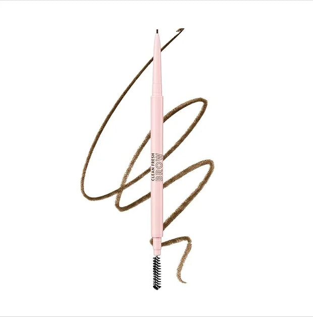 Covergirl Clean Fresh Brow Nano, 500 Medium Brown, Eyebrow Pencil, Ultra-Precise Tip, Waterproof, Transfer-Resistant, Buil...