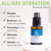 Face Serum - Hyaluronic Acid Serum for Face Anti Aging Serum with Hyaluronic Acid & Aloe Vera Hydrating Serum, Anti Wrinkl...