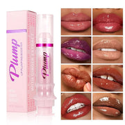 Lip Plumping Lip Gloss, High-Shine & Volumizing Lip Plumping Lip Glass Mirror Lip Glaze Lip Makeup, Long-lasting moisturiz...