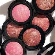 LAURA GELLER NEW YORK Baked Blush-n-Brighten Marbleized Blush - Apricot Berry - Creamy Lightweight - Satin Finish - Produc...