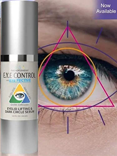 E.Y.E Control with Eye'Fective: Lid Lifting & Dark Circle Serum. New for 2021, Patented Eyelid lifting Plant Derived Formu...