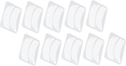 10 Pairs Reusable Silicone Under Eye Gel Pads for Eyelash Extensions, Flexible Notch Design Eyelash Extension Patches for ...