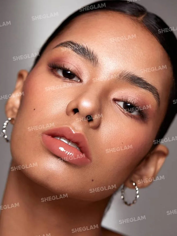 SHEGLAM Glaze Daze Lip Gloss Shiny Tinted Lip Gloss High Gloss Finish Plumping Lip Care Nourishing Not Easy to Fade Liquid...