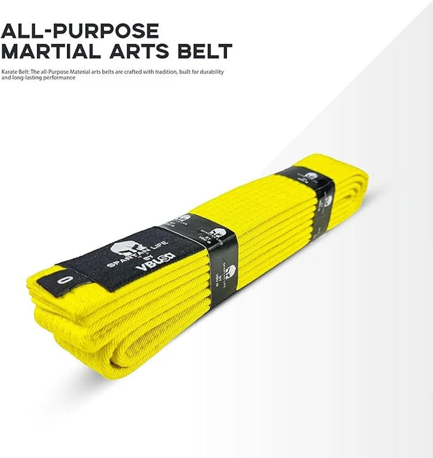 Karate Belt, All-Purpose Martial Arts Belt, Judo, Taekwondo 0-6. - Product Image