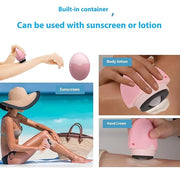 Sunscreen Applicator - Single Green - BPA-Free Refillable Roll on Sponge Sunscreen, Suncream & Lotion Applicator For Kids,...