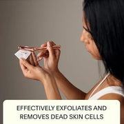 The Leaf Dermaplaner Kit, Fig - Plastic-Free Facial Razor and Exfoliating Tool Set; Includes 1x Dermaplaner, 1x Stand, 10x...
