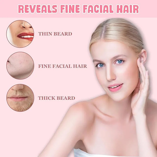Hair Identifier Spray for Face Shaving, Moisturizing and Skin Care Dermaplaner Spray,Skin Body Hair Identifier Comfortable...