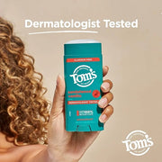 Tom's of Maine Sandalwood Vanilla Aluminum Free Natural Deodorant For Women & Men | Goes on Clear | Odor & Wetness Protect...