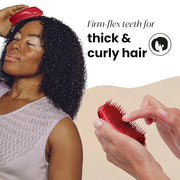 Tangle Teezer Original Detangler Brush, Dry & Wet Hair Brush for Thick & Curly Hair Types, Salsa Red - Product Image