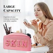 2pcs preppy makeup bags set,