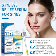 Stye Eye Treatment, Natural Stye Relief Serum for Styes, Chalazions and Blepharitis, Quickly Relieves Eye Irritation and R...