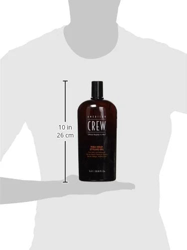 AMERICAN CREW Firm Hold Styling Gel, 33.8 Oz with Pump - Product Image