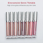 Mirabella Luxe Advanced Lip Gloss, Hydrating Non-Sticky High-Shine Lip Gloss for Women, Infused with Vitamin E & Jojoba Oi...