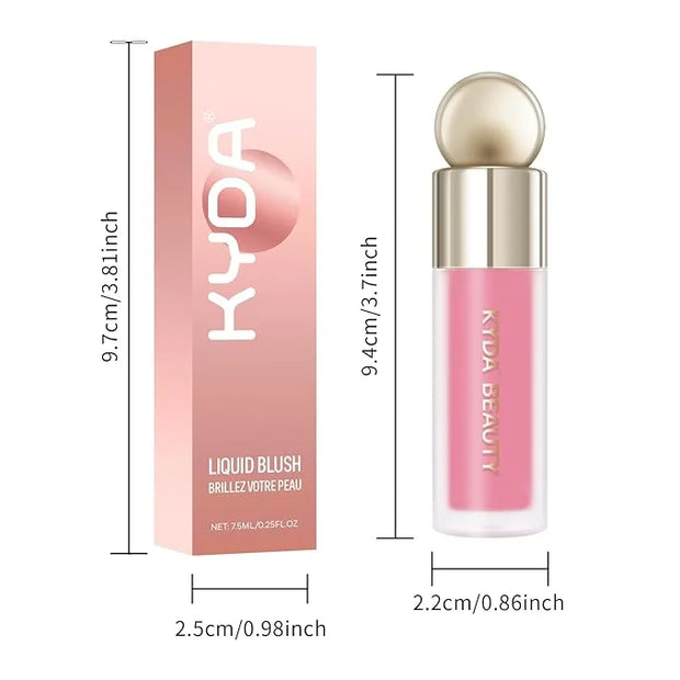 KYDA Liquid Blush, Matte Tinted for Cheeks, Lasting Dewy Finish, High Pigment Soft Creamy Blush, Blendable Lightweight Cov...